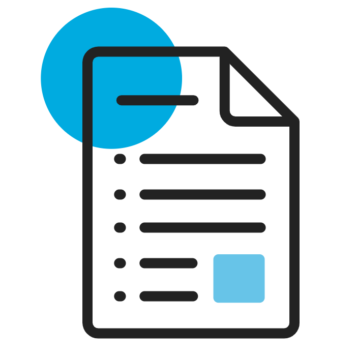 document sombre cyan